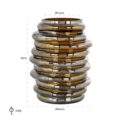 Vase Ava small (Brown)- Richmond Interiors