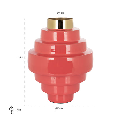 Vase Akelei pink (Pink)- Richmond Interiors