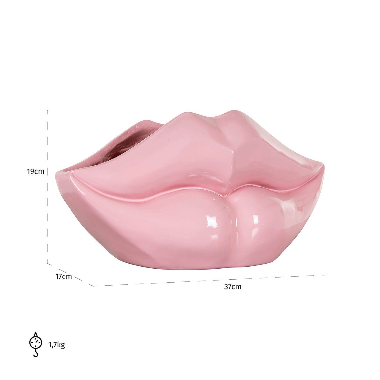 Vase Lippo pink (Pink)