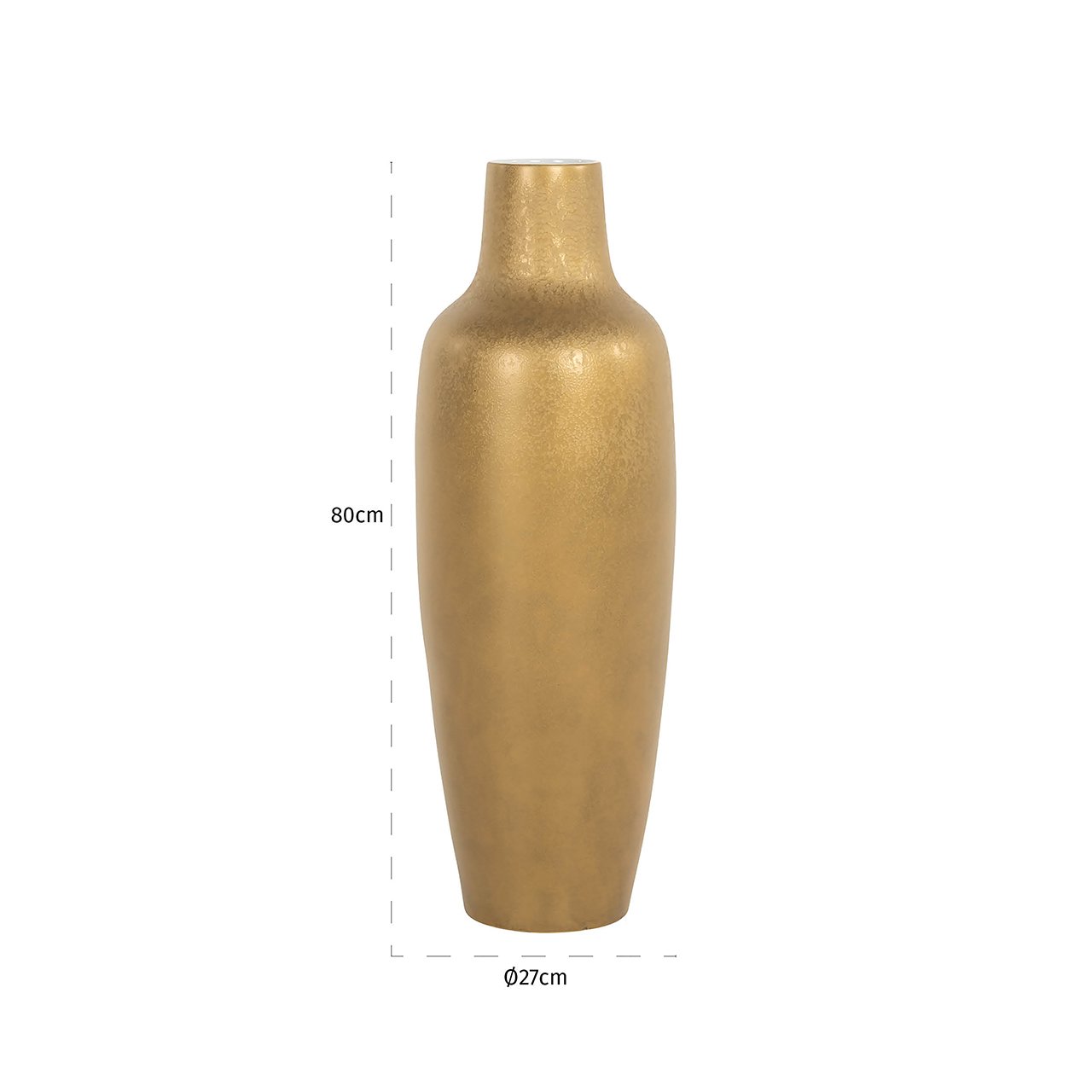 Vase Dominique (Gold)- Richmond Interiors