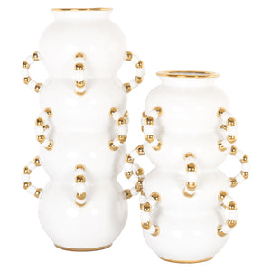 Vase Pippy white large