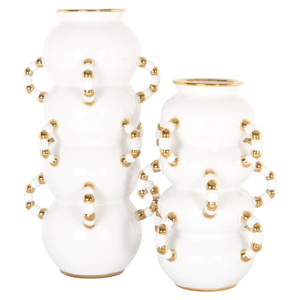 Vase Pippy white large