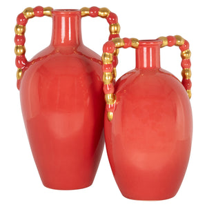 Vase Davita orange large