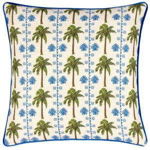 Valera Rodis Palm 43x43 Feather Filled Cushion Multi
