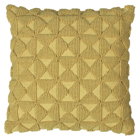 VARMA 45X45 FEATHER FILLED CUSHION HONEY