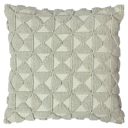 VARMA 45X45 FEATHER FILLED CUSHION TAUPE