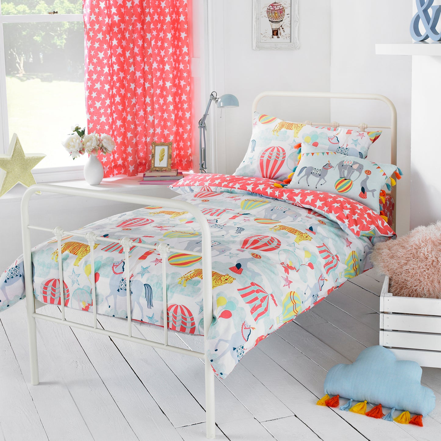 VINTAGE CIRCUS TODDLER DUVET SET MUL