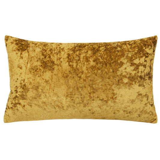 VERONA FEATHER FILLED CUSHION 40X60 OCHRE