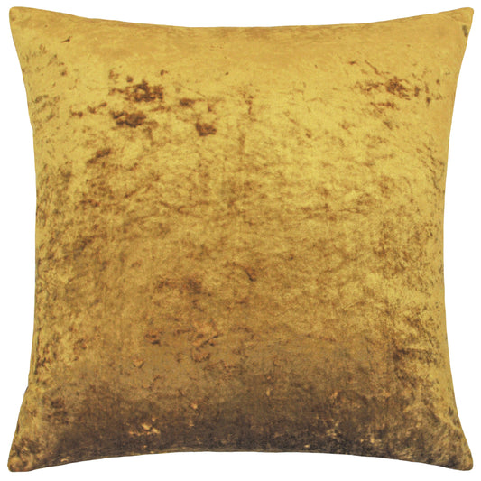 VERONA 55X55 FEATHER FILLED CUSHION OCHRE