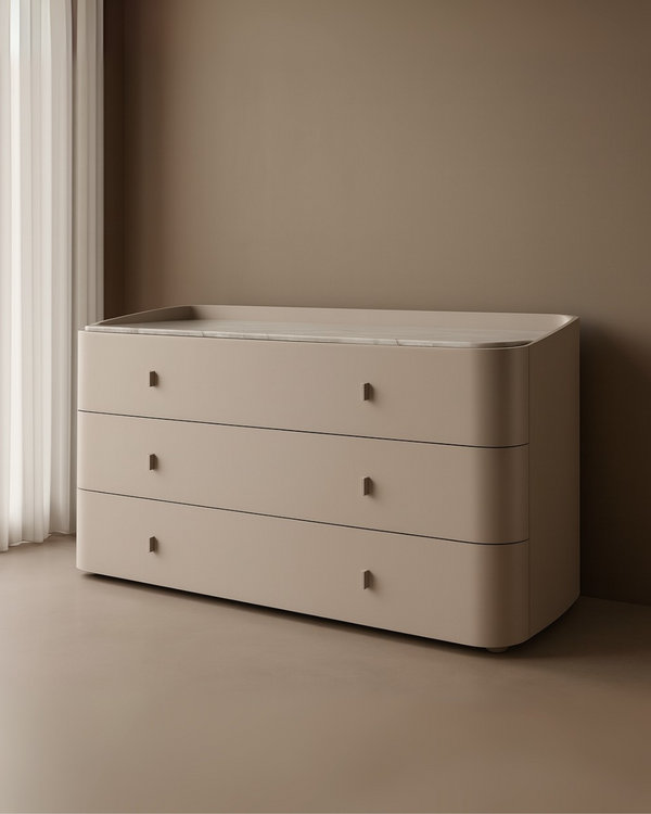 Vertu Dresser - Matte Beige - Tommy Franks