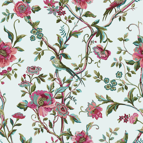Vintage Chinoiserie Super King Size Duvet Set Jade - Riva