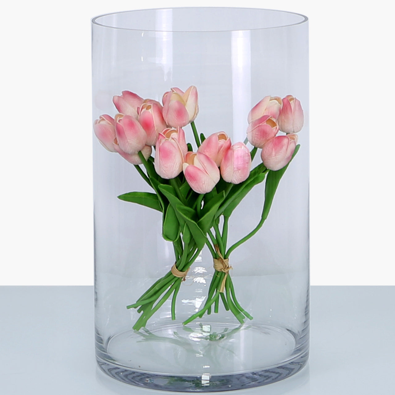 40cm Cylinder Glass Vase Clear