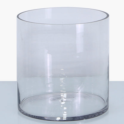 25cm Cylinder Glass Vase Clear