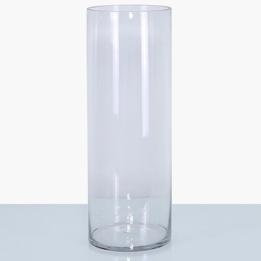 50cm Cylinder Glass Vase Clear