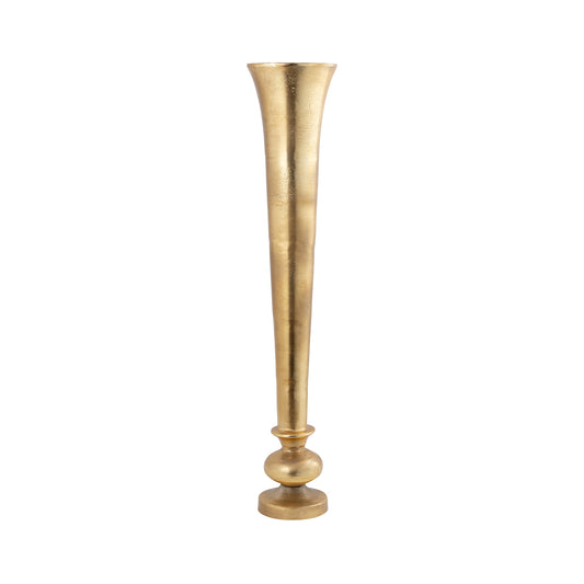 100cm Fluted Vase Gold