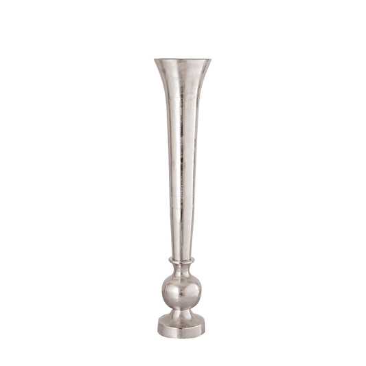 100cm Fluted Vase Nickel