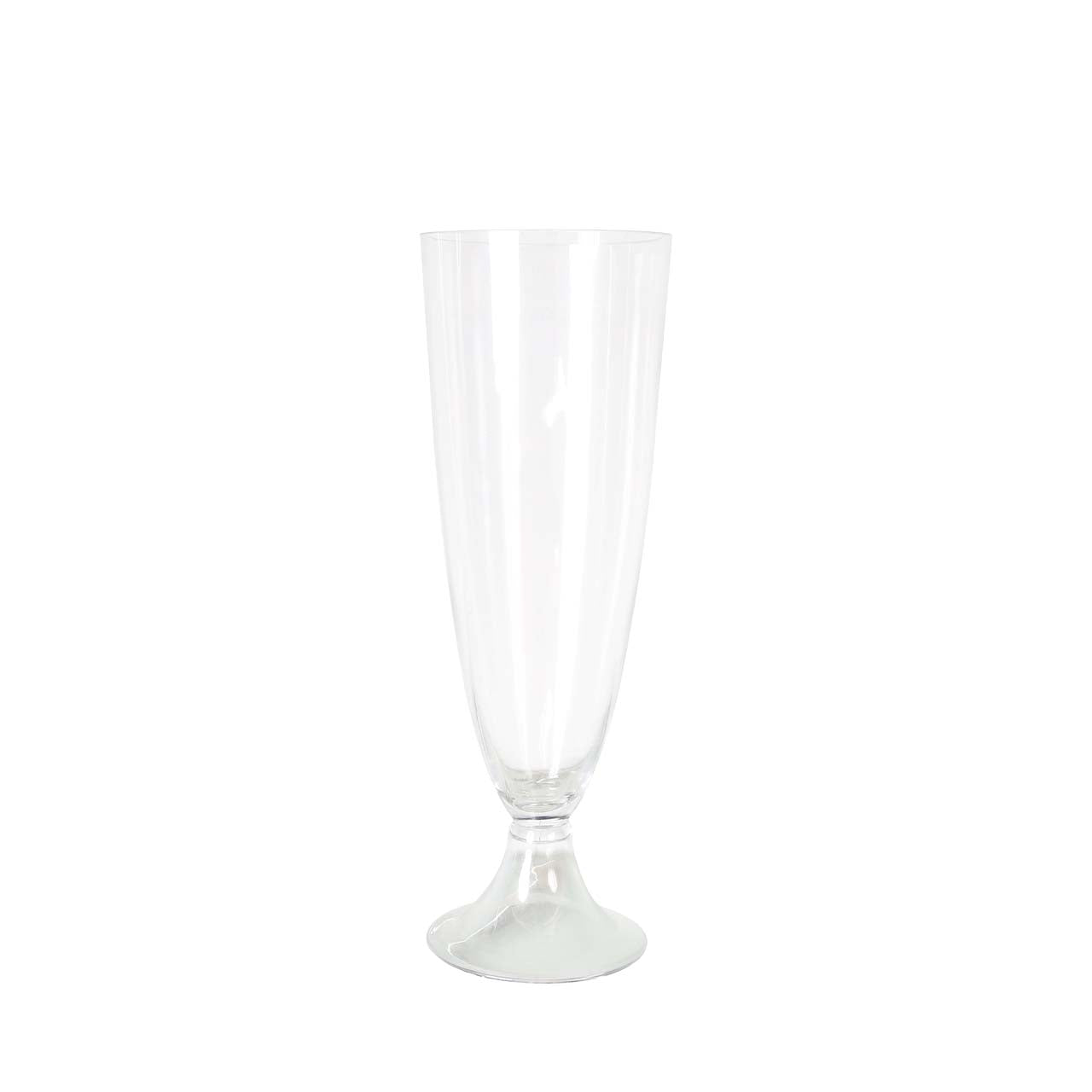 40cm Clear Glass Vase