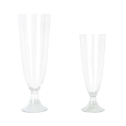 40cm Clear Glass Vase