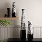 48.5cm Black and White Splash Ceramic Vase