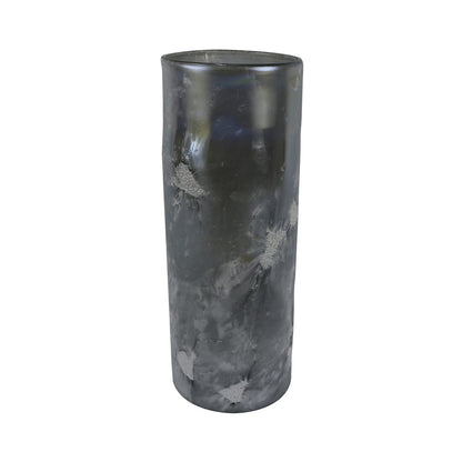 41.5cm Grey Handmade Glass Vase