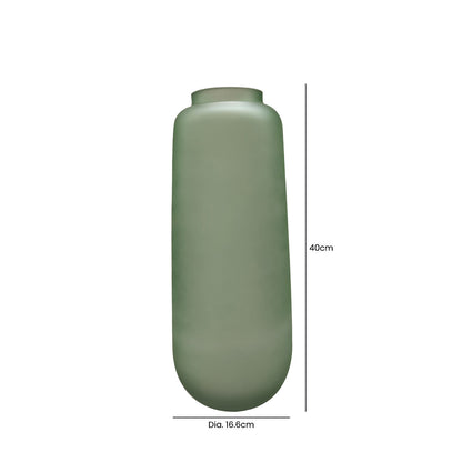 40cm Mint Green Glass Vase