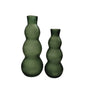 40cm Cracked Green Frost Bubble Shape Glass Vase