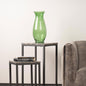 40cm Green Ridges Design Glass Vase