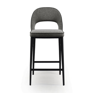 Verna Bar Stool - Enzimi Dark Grey - Tommy Franks
