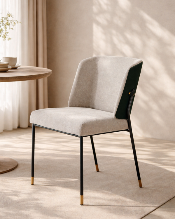 Victor Dining Chair - Enzimi Cream - Set of 2 - Tommy Franks