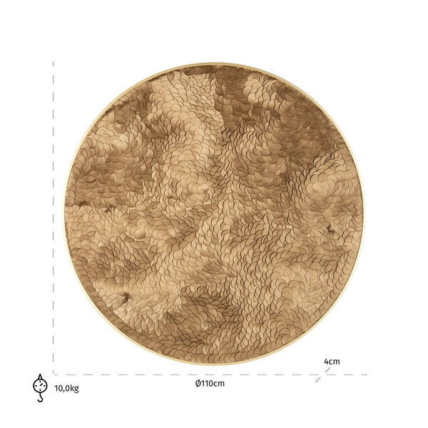 Wall Art Bloom (gold) – Richmond Interiors