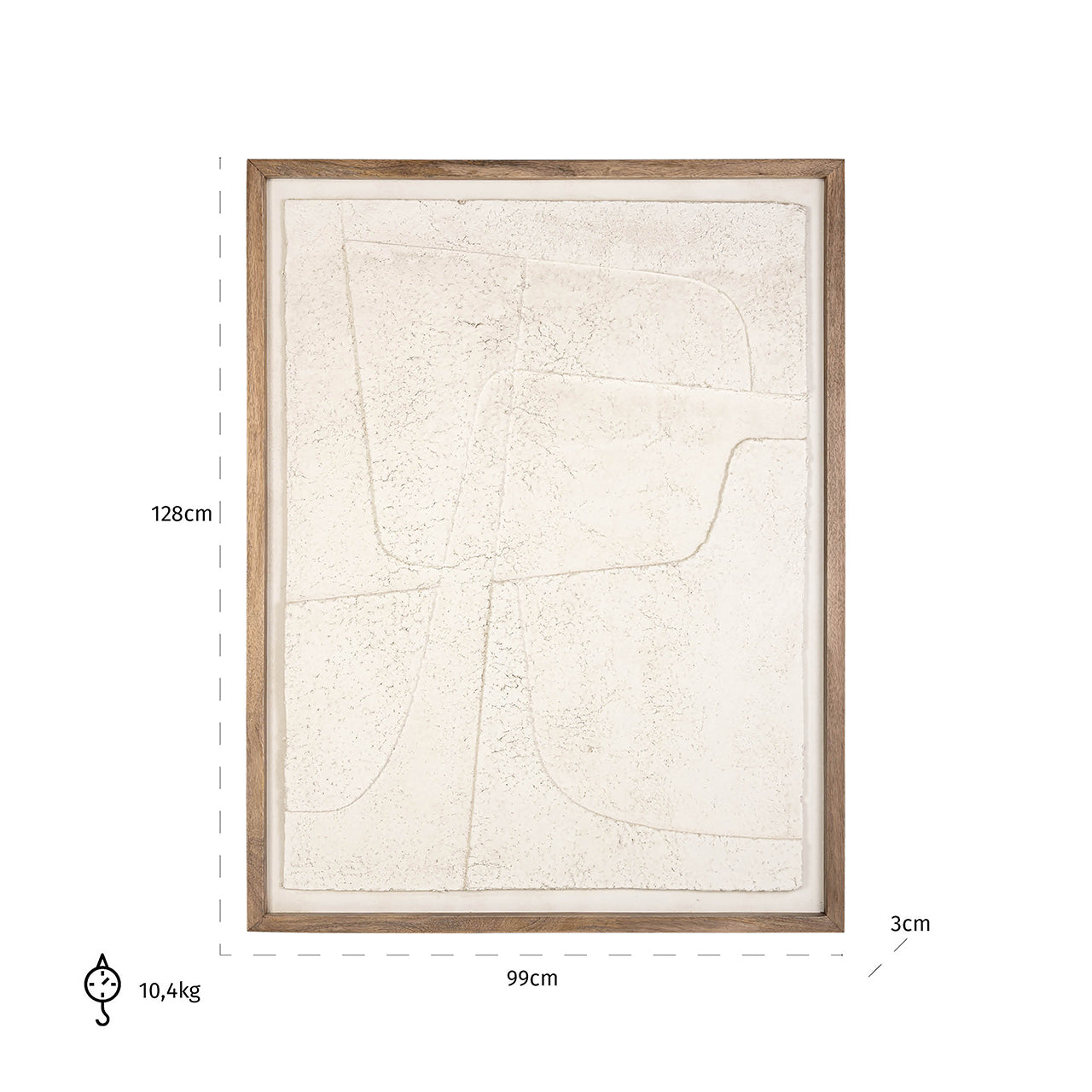 Wall art Mira (White)