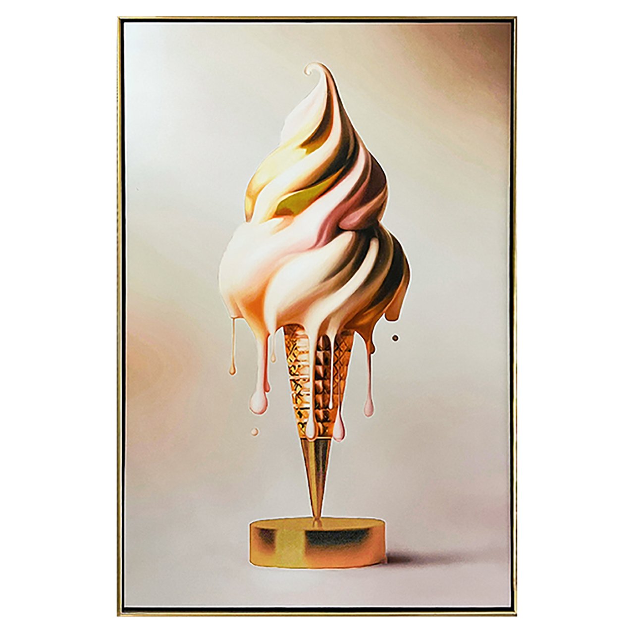 Wall art Icecream (Gold)