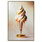 Wall art Icecream (Gold)