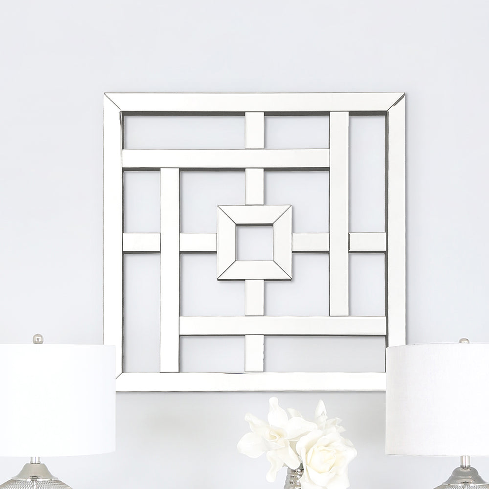 Mirror 80x80 Geo Wall Art