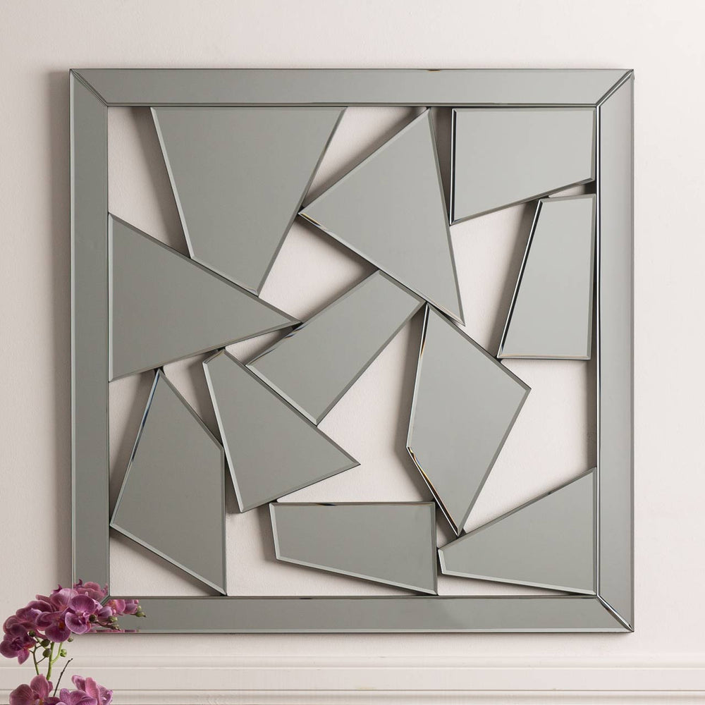 80cm Abstract Mirror Wall Art