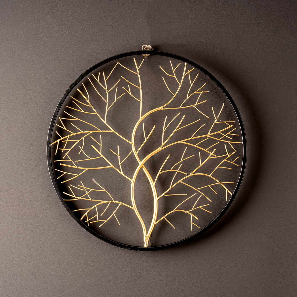 71.10cm Black and Gold Tree Wall Decoration