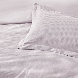 Waffle Super King Size Duvet Set Blush - Riva