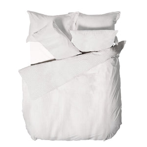 Waffle Double Duvet Set White - Riva