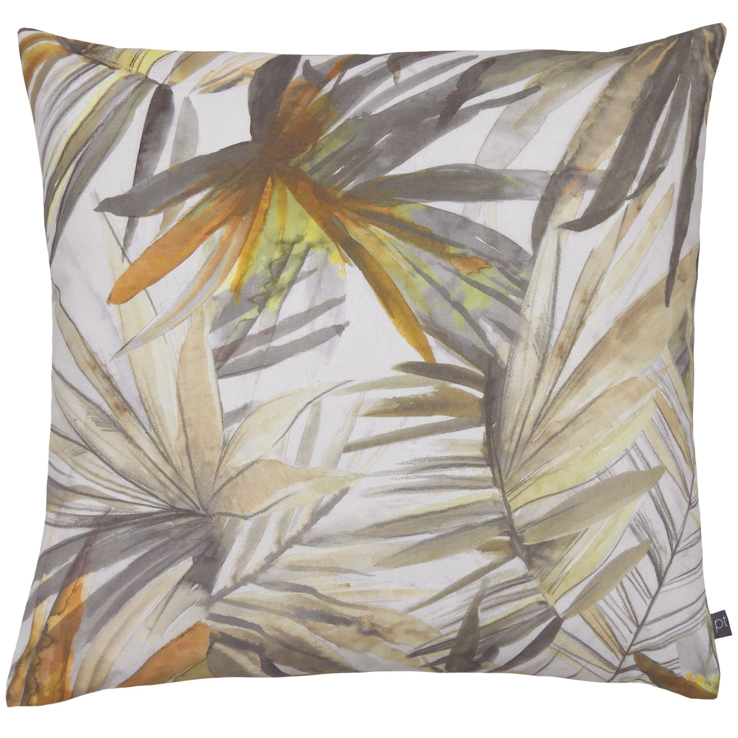 WAIKIKI 55X55 FEATHER FILLED CUSHION AMBER