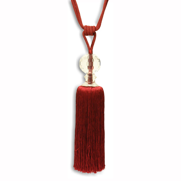 Waldorf Tie Back Burgundy