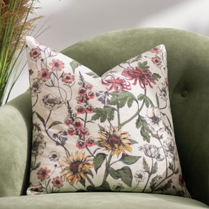 Wallflower 50x50 Feather Filled Cushion Multi - lifestyle