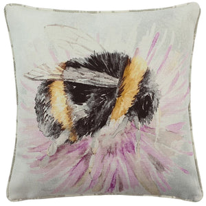 Watercolour Bee 43x43 Feather Filled Cushion