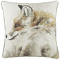 WATERCOLOUR FOX 43X43 FEATHER FILLED CUSHION