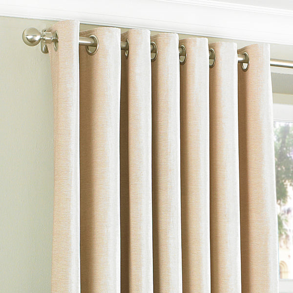 Wellesley 168x183 Ring Top Curtains Natur - view 3