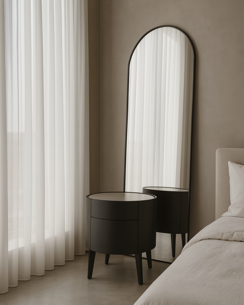 Weston Bedside Table - Black - Tommy Franks