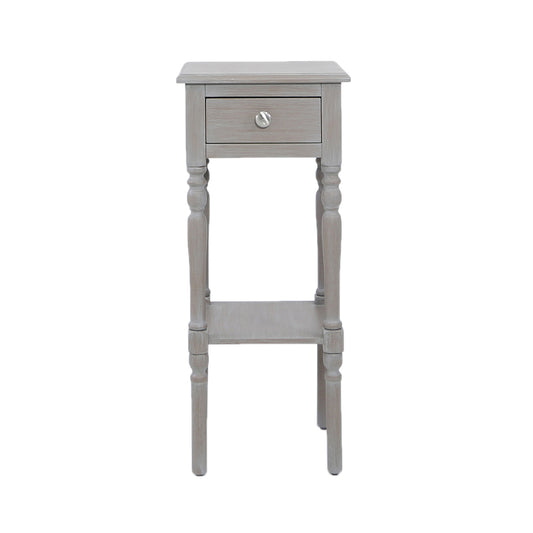 Delta 1 Drawer Telephone Table Taupe - Ball Handle