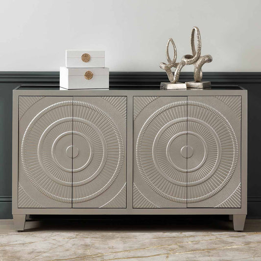 Cirque 4 Door Sideboard Champagne