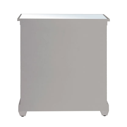 Torino 1 Drawer 2 Door Cabinet Grey with Round Satin Handle