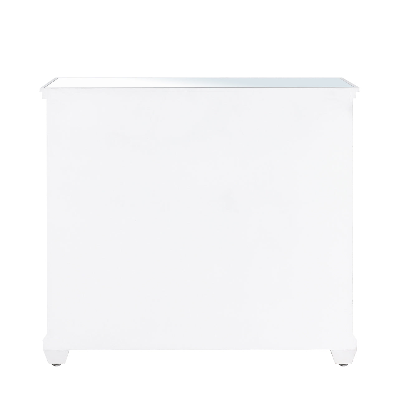 Torino 3 Drawer Chest White Mirror Top