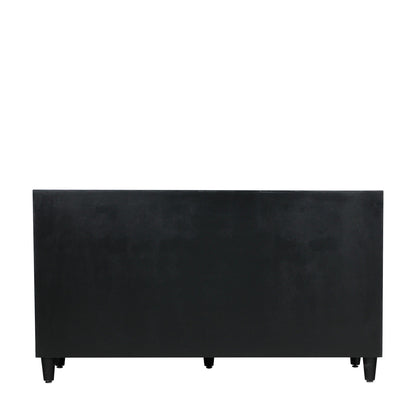 Solano 3 Drawer 3 Door Sideboard Black